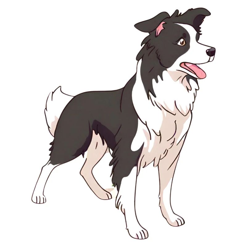 Chien de race border collie