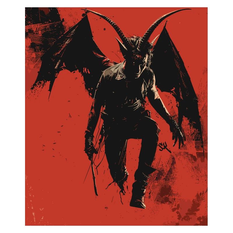 The Devil - Skull, Totenkopf, Teufel