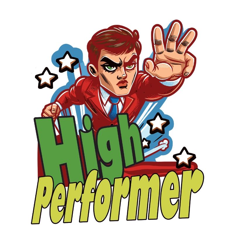 Highperformer in Siegerpose, wecke dein Potenzial