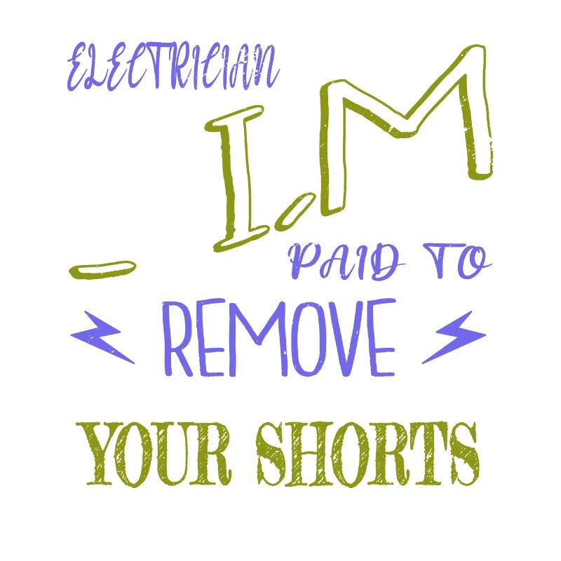 electrician gift caution electrical engineering