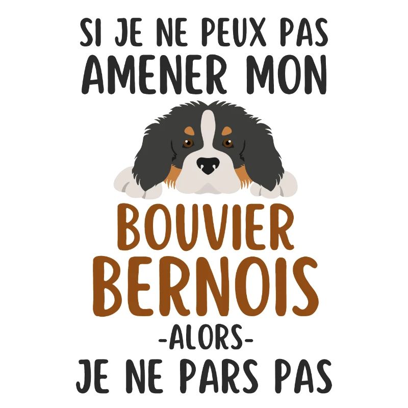 Chien de race bouvier bernois