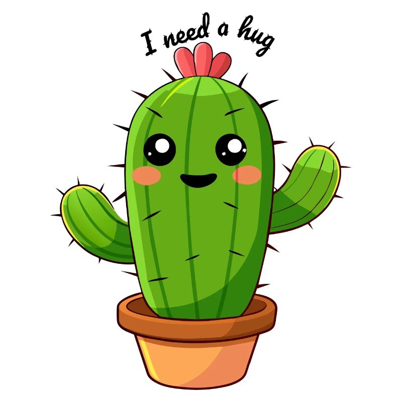 Kaktus i need a hug