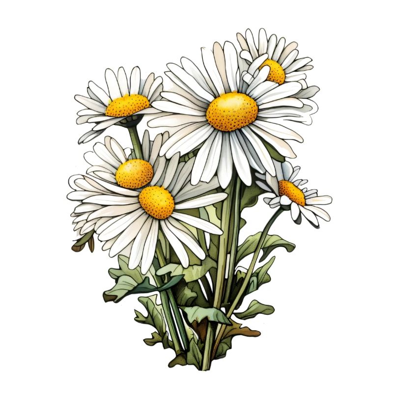 Chamomile 6 Flowers