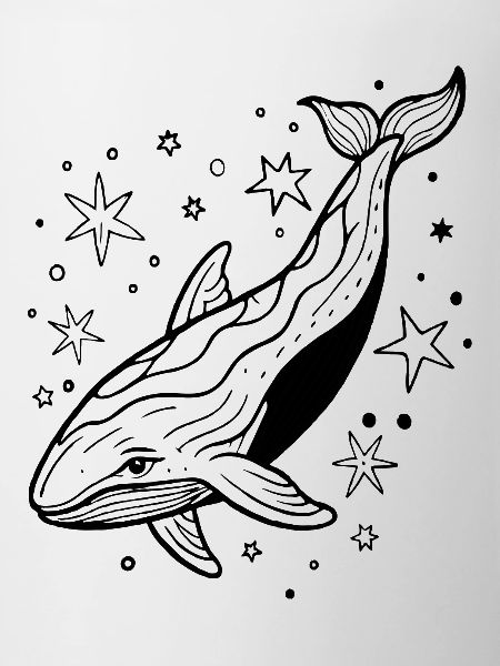 Baleine dans l’espace