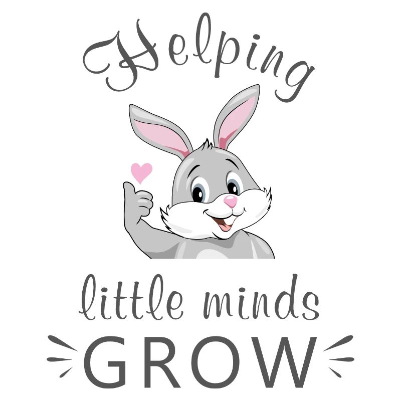 Lapin heureux. Aider les petits esprits à grandir