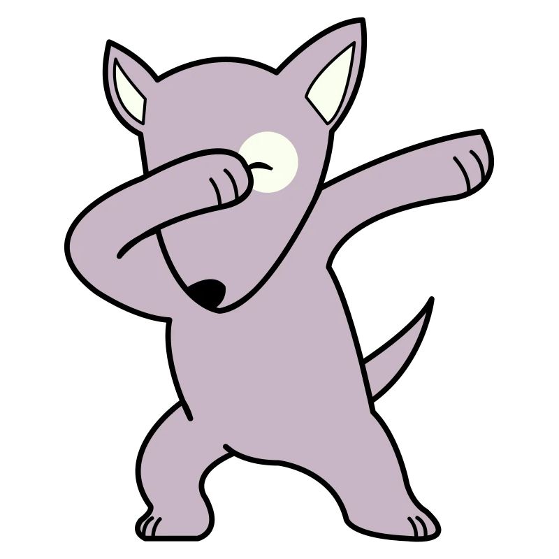 dog dabbing 02