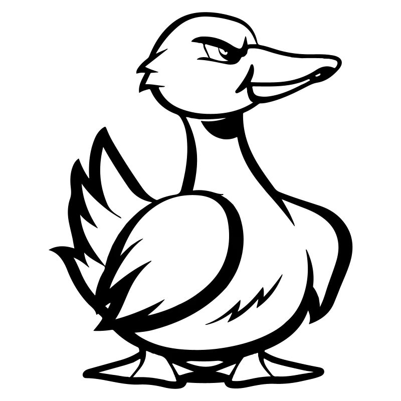 Bande dessinée de canard