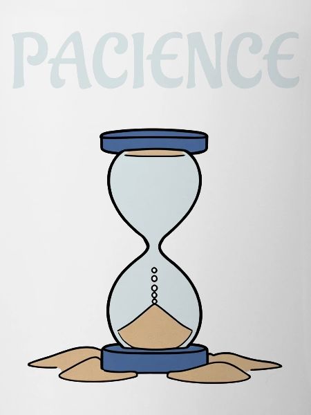 Sablier pacience