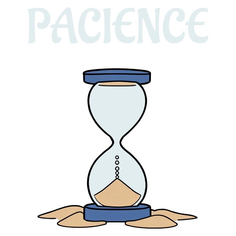 Sablier pacience