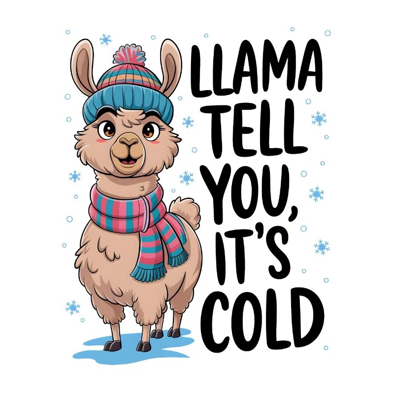 Lamas sagen dir, dass es kalt ist