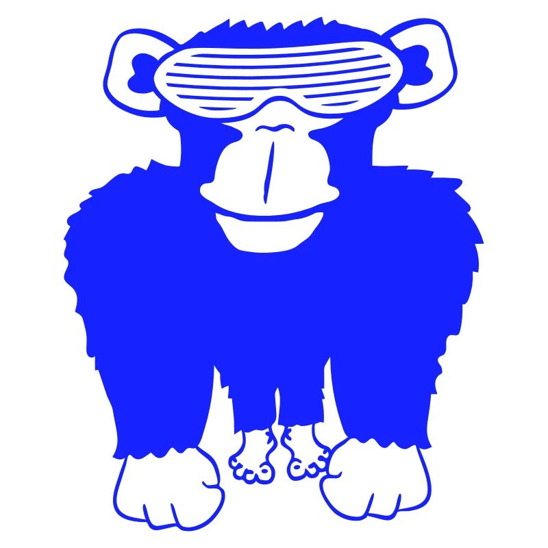 Lunettes de soleil funky Gorilla Cool Party Monkey Fun
