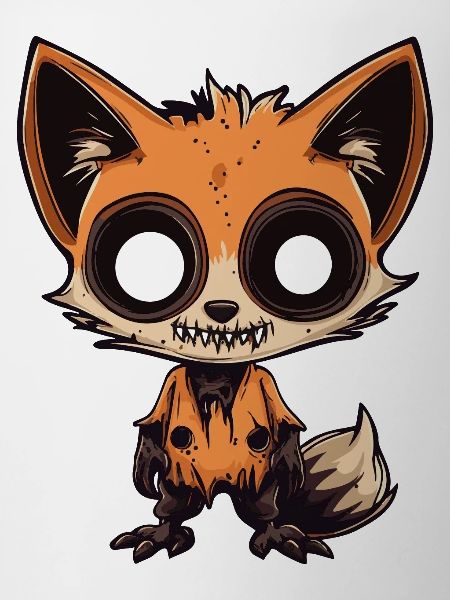 Fox Halloween Comic Funny