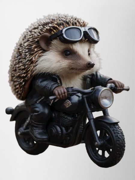 Herisson motard