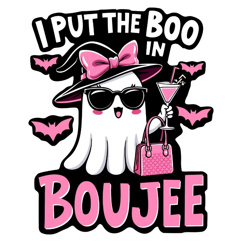 Stylish Ghost: I Put the Boo in Boujee - Trendy Ha