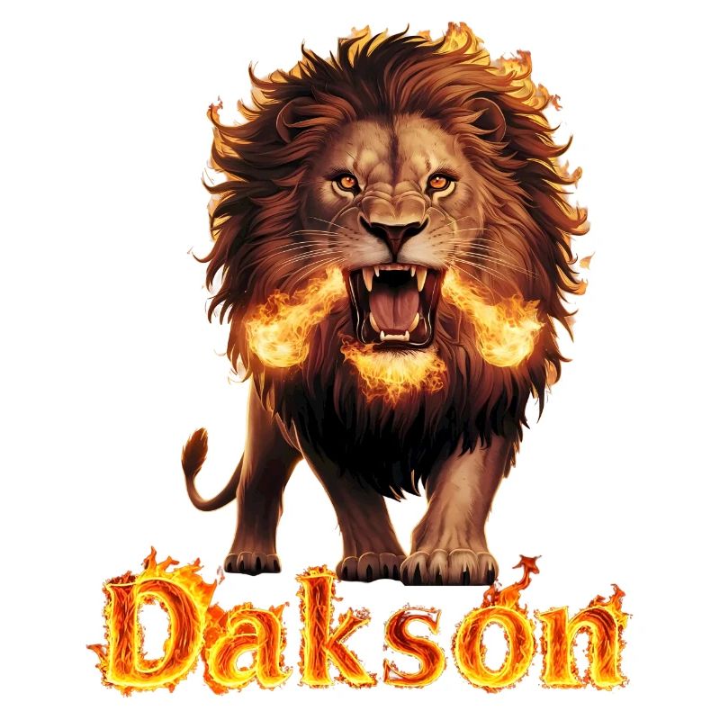 Majestätischer Dakson Löwe