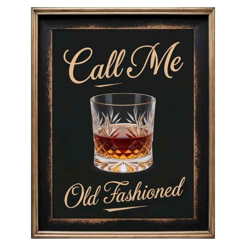 Call Me Old Fashioned Whiskey Funny