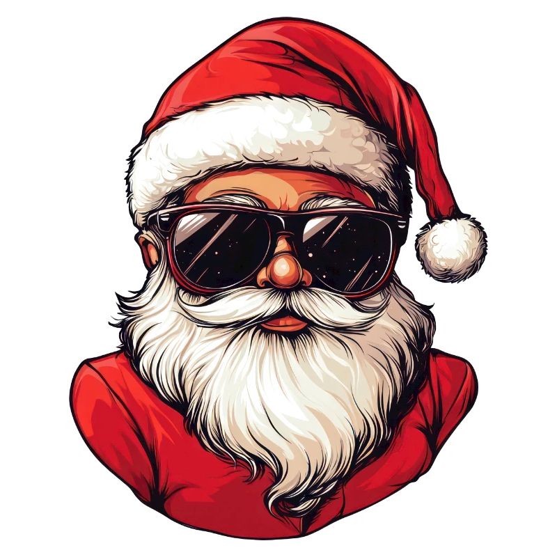 Cool Weihnachtsmann Père Noël