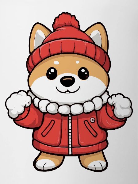 Samoyed Dog Cartoon