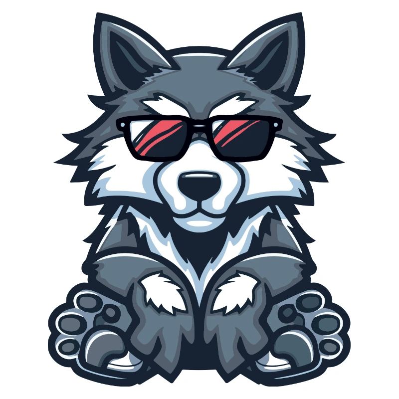 Wolf Comic Cool