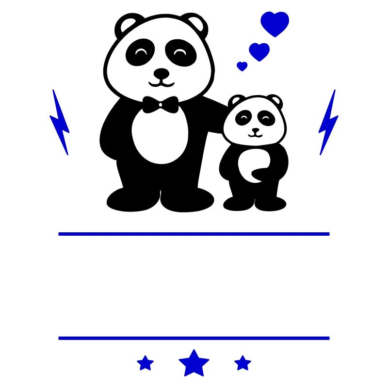 Customizable panda design