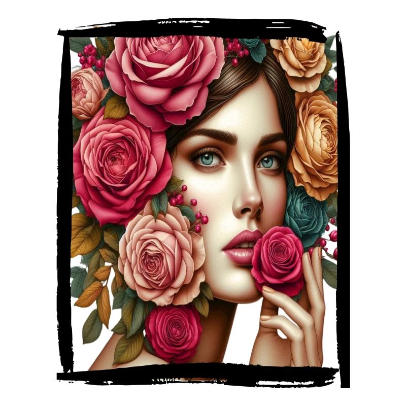 Boho Chic: Elegantes Design mit Floralkrone