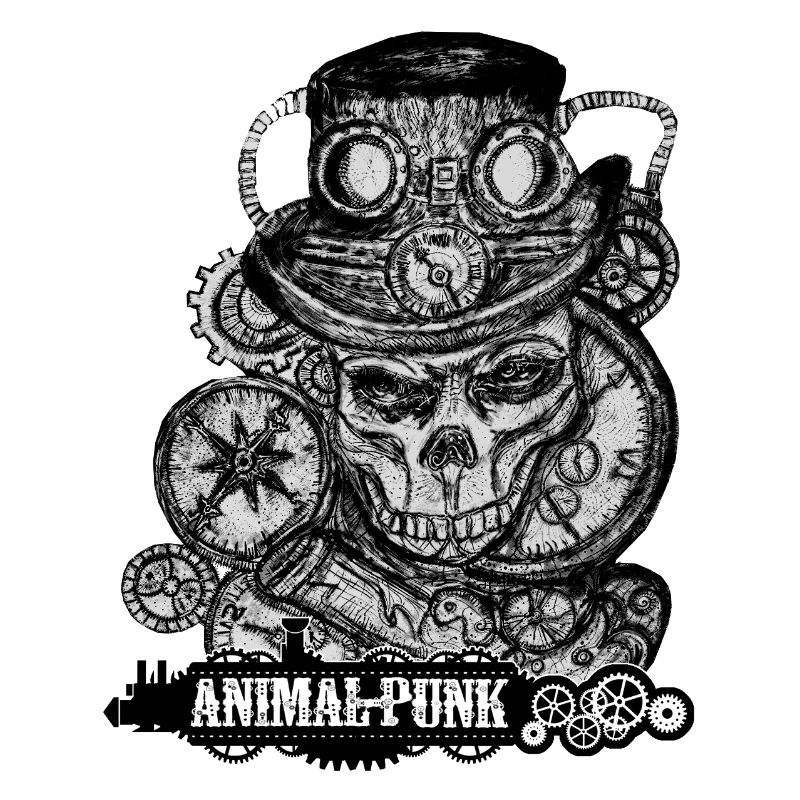 Mr. Skull SteamPunk TierPunk