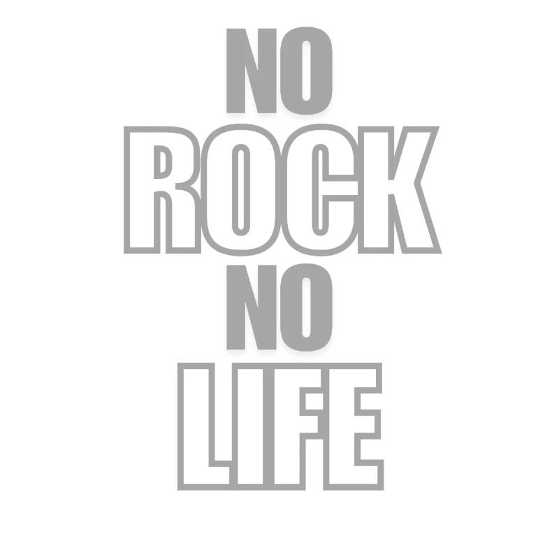 No Rock No Life - Coole Sprüche