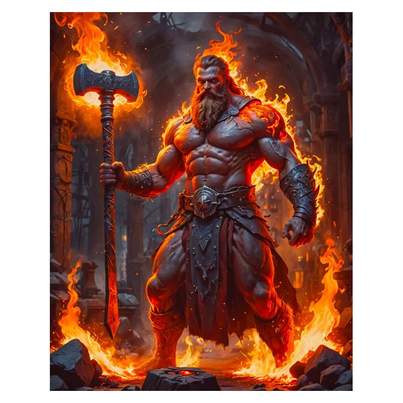 Svarog, dieu slave du feu, de la forge et du céleste