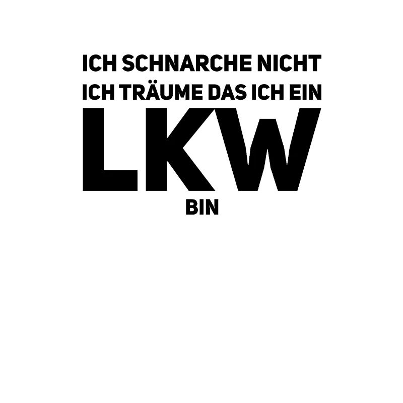 Ich schnarche nicht – ich bin ein LKW