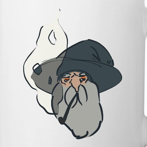 Tired wizard v2 - Mug
