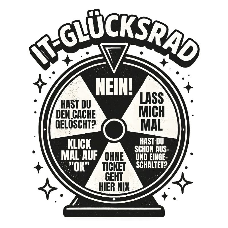 IT Support Glücksrad Service Desk IT Helpdesk