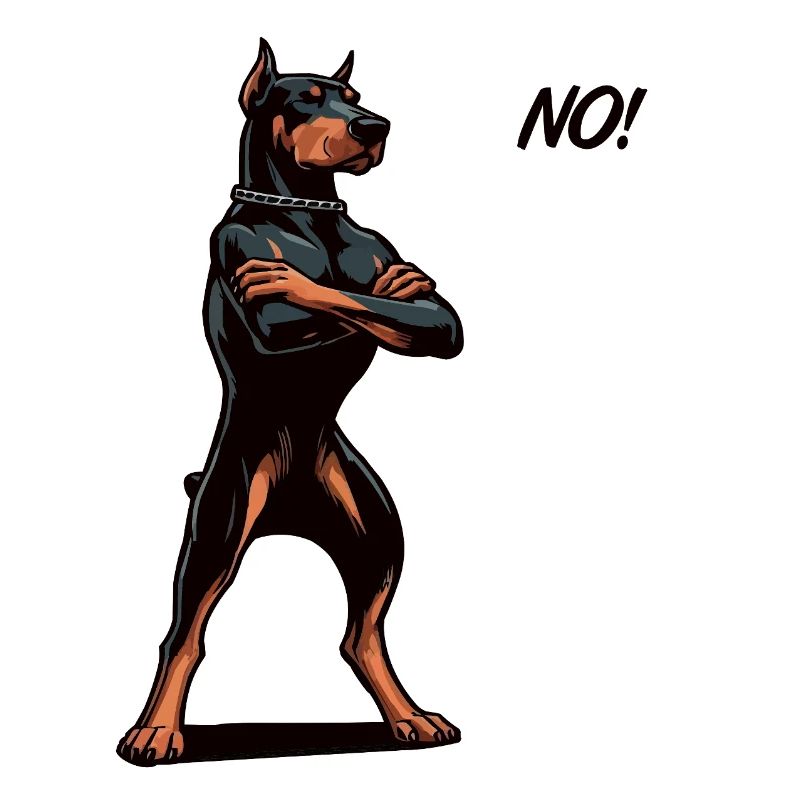 Pas de Doberman Doberman Propriétaire Doberman Holder