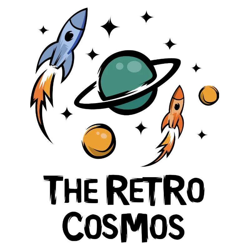 The Retro Cosmos Rockets & Planets