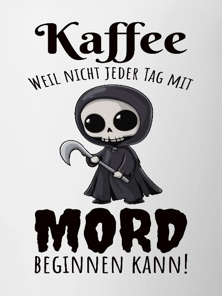 Kaffee Sensenmann Kaffeetrinker