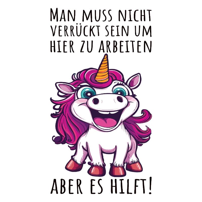 Crazy to Work Unicorn