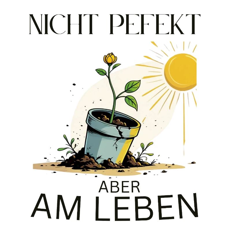 Wachsender Lebensbaum in Blumentopf