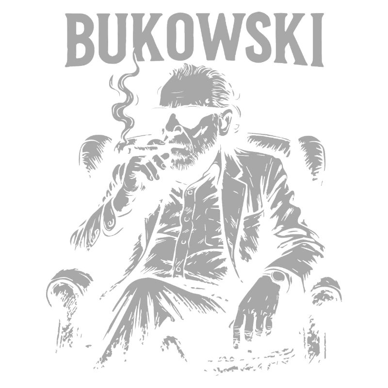 Bukowski Vibe Smoking Portrait