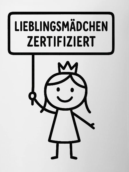 Fille préférée certifiée - Design drôle