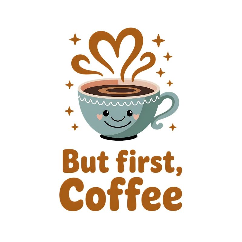 Erster Kaffee – süßer Herz-Latte