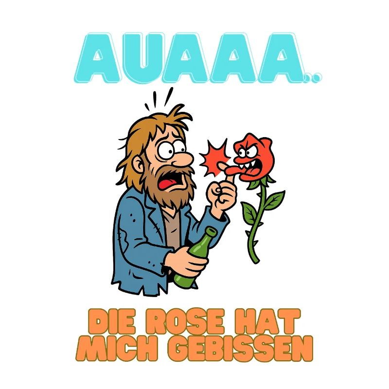 Auaaa die Rose hat gebissen Meme