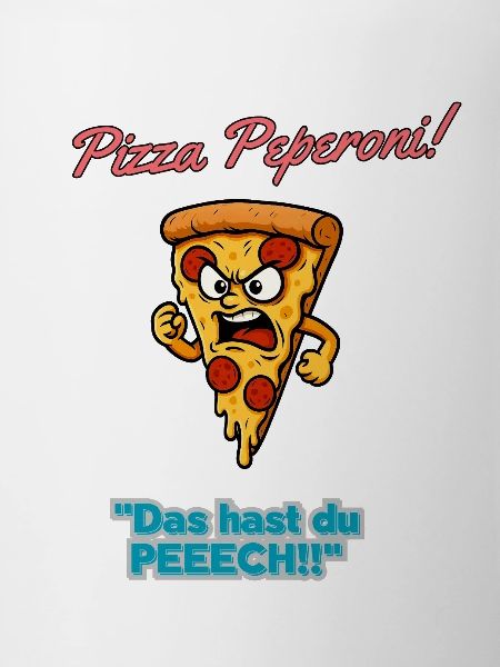 Pizza Pepperoni Angry Slice