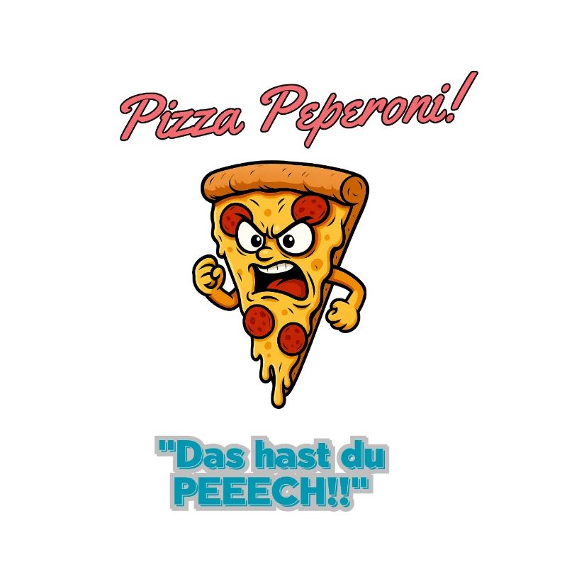 Pizza Pepperoni Angry Slice