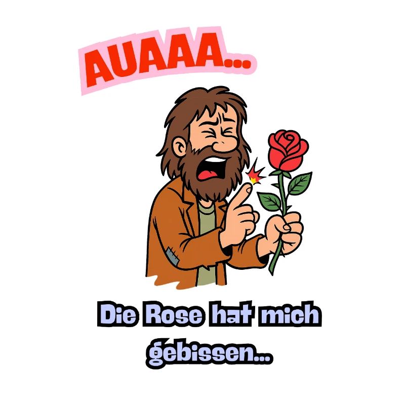 Ouch, the rose bit me