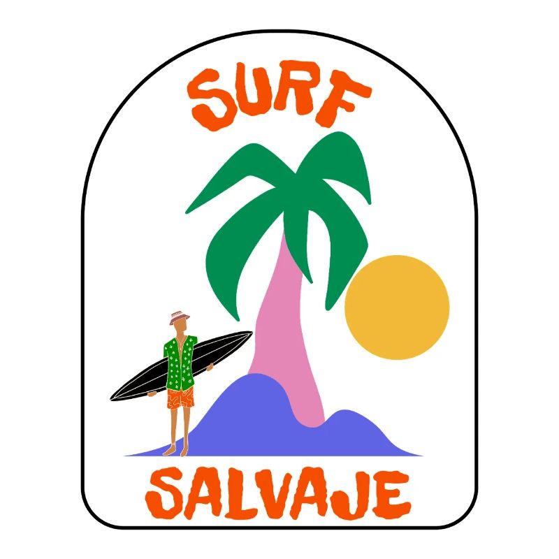 Surf Salvaje Palm Sunset