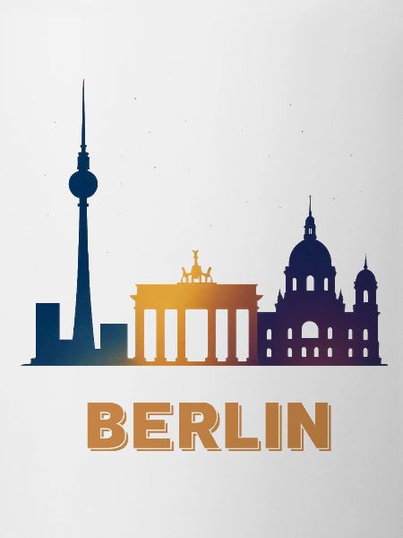 Berlin Skyline Gradient