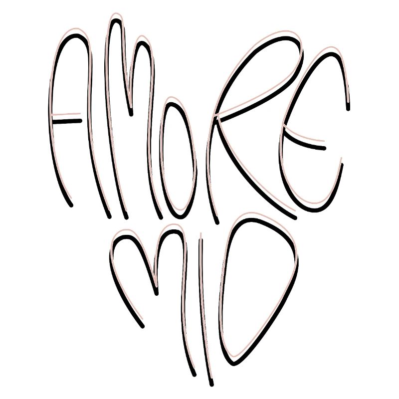 Lettrage Amore Mio