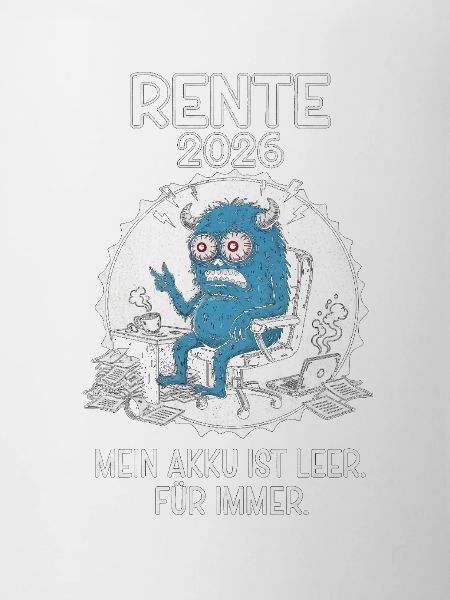 Pension 2026 Battery Empty Monster
