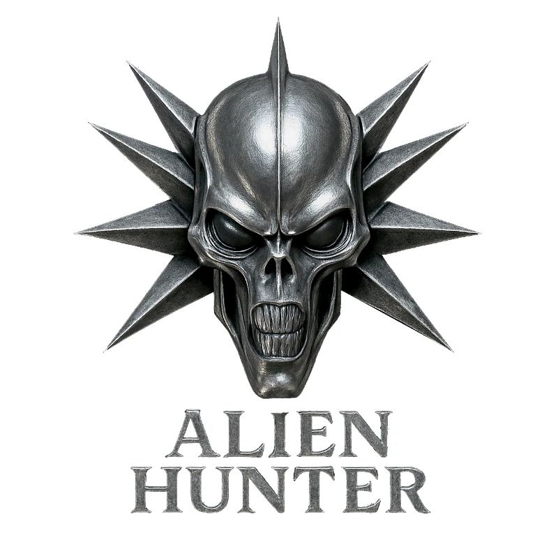 Alien Hunter Skull Emblem