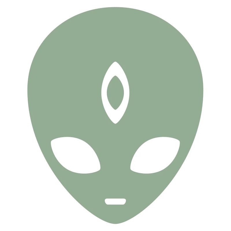 Alien Third Eye Minimalist