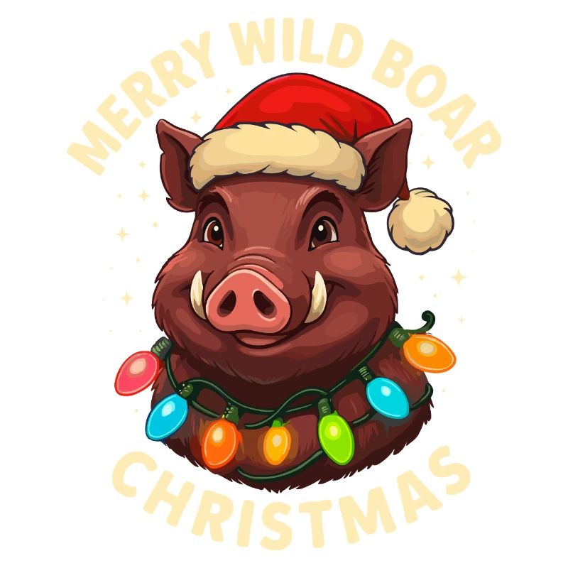 Wildschwein Weihnachten Jäger Geschenk Jagd